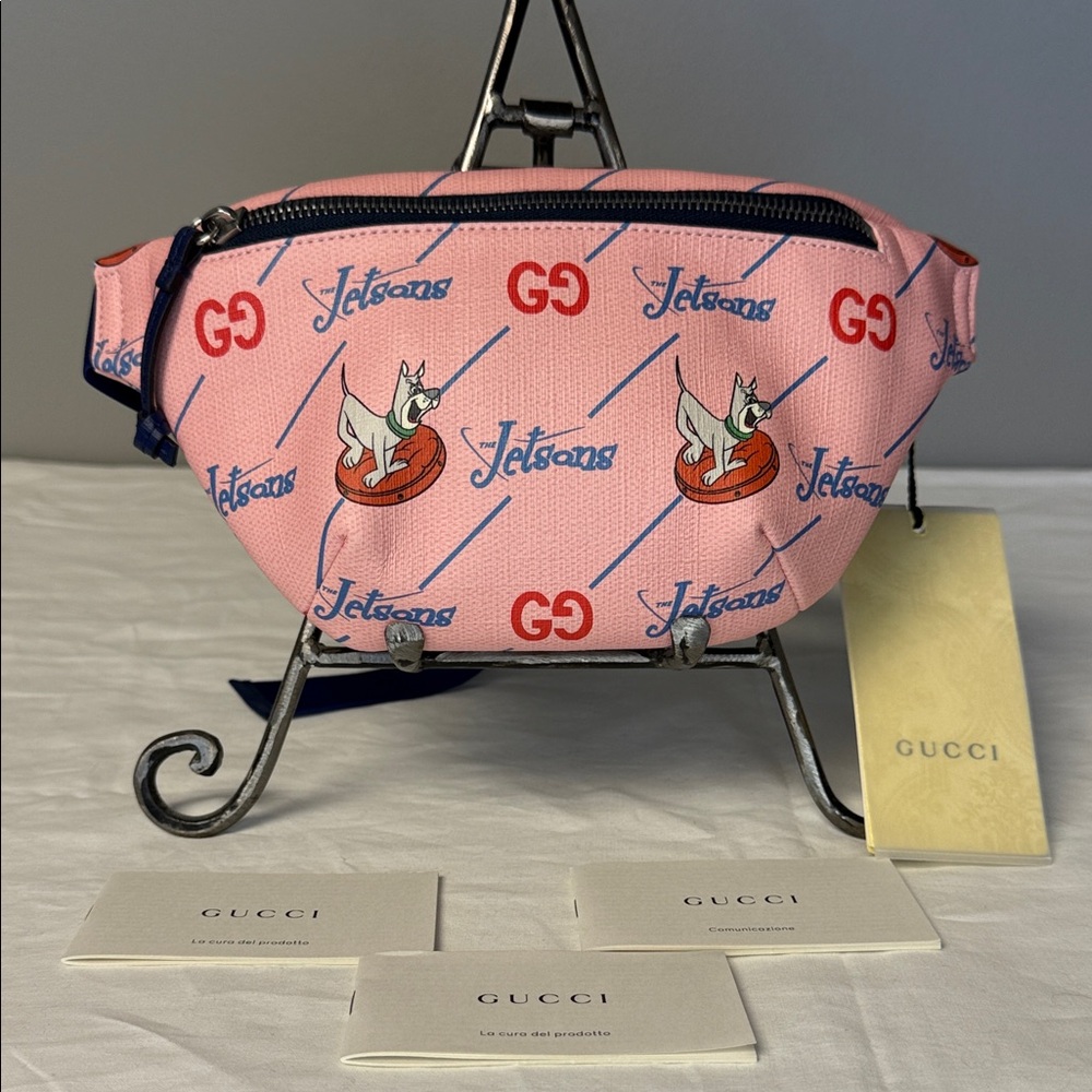 Gucci x Jetsons Pink Belt Bag | Authentic GG Waist Pack